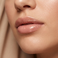Velvet Plump Lip Gloss glossy lips close-up